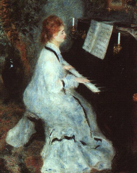 Pierre Renoir Lady at Piano